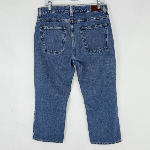 LL BEAN Men Blue Cotton Standard Fit Straight Leg Casual Western Jean 33x29 - Picture 2 of 15
